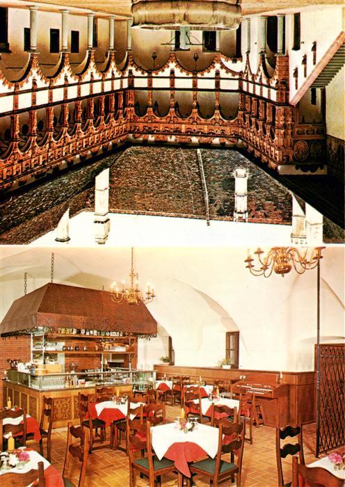 Melk Donau Niederoesterreich AT Renaissance Schloss Schallaburg Restaurant Taver