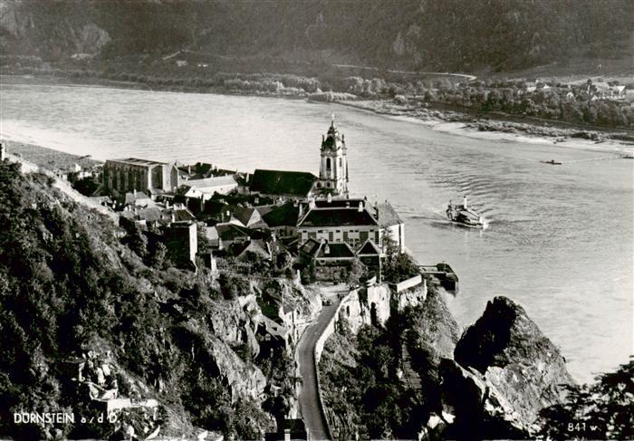 Duernstein Wachau AT Fliegeraufnahme