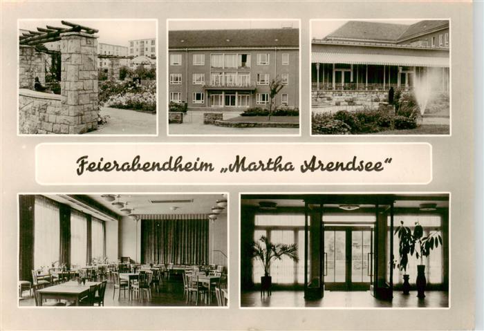 BERLIN  CITY Feierabendheim Martha Arendsee Teilansichten