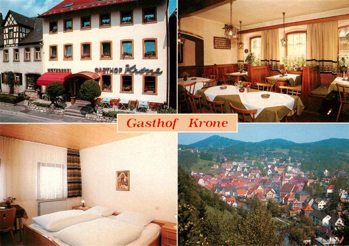 Velden Mittelfranken Bayern Gasthof Metzgerei Krone Gaststube Gastzimmer Panoram