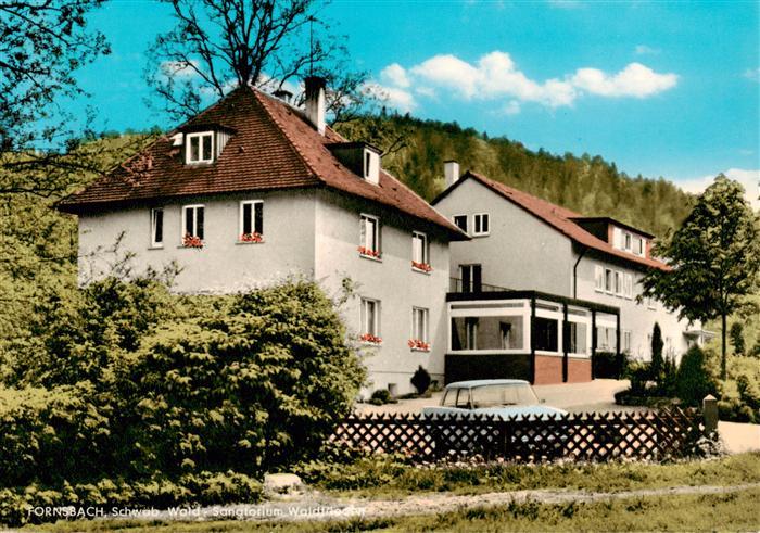 Fornsbach Murrhardt Schwaeb Wald Sanatorium Waldfrieden