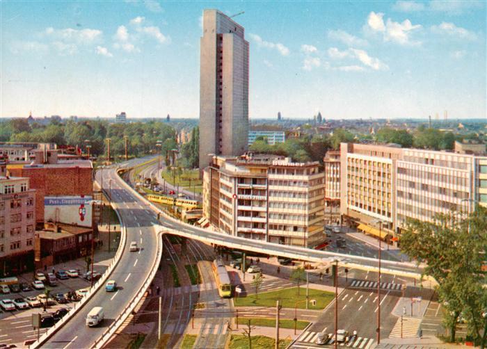DuessELDORF  CITY Hochstrasse und Thyssen Haus