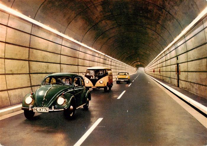 Rendsburg Schleswig-Holstein Strassentunnel unter dem Nordostseekanal