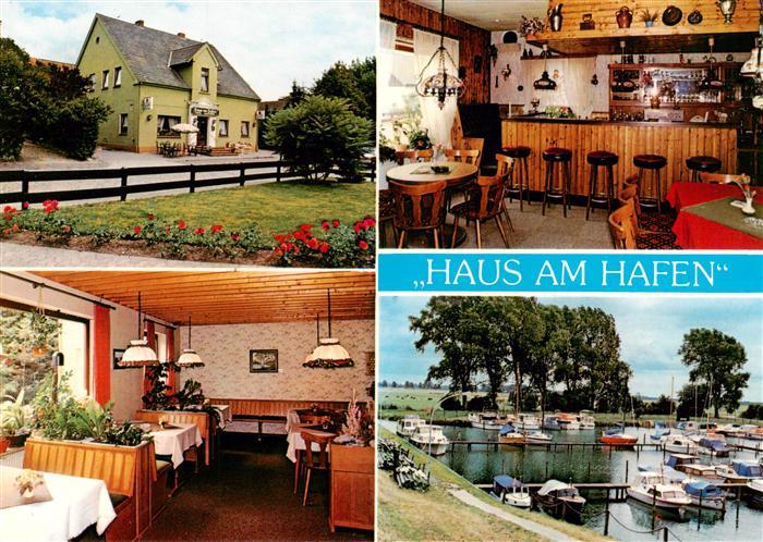 Osterholz -Scharmbeck Haus am Hafen Gaststaette Bar Bootshafen