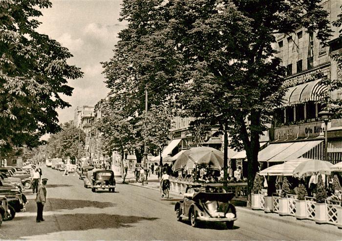DuessELDORF  CITY Koenigs Allee mit Cafe Terrassen