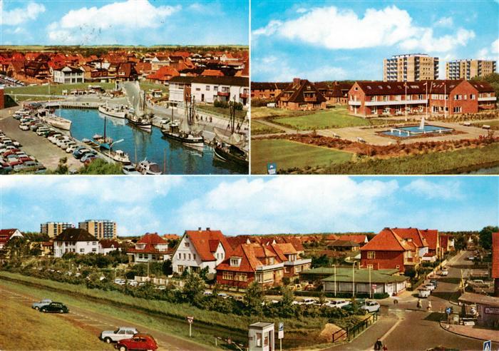 Buesum Nordseebad Blick vom Leuchtturm Neues Kurviertel Villenviertel Hohenzolle