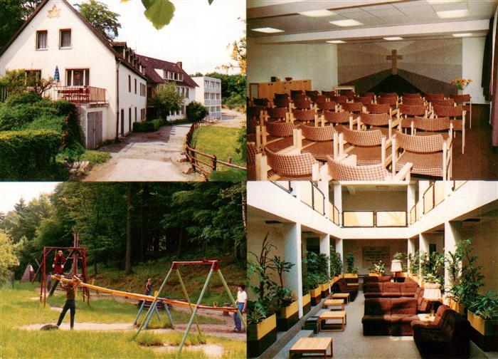 Nachrodt-Wiblingwerde Jugendheim Auf dem Ahorn Kinderspielplatz Hauskapelle Aufe