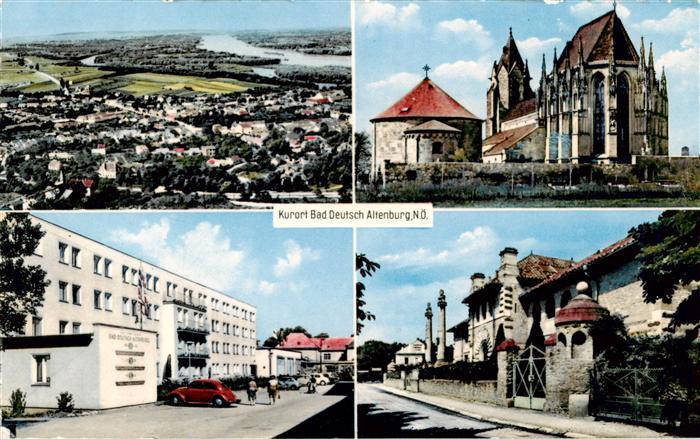 Bad Deutsch-Altenburg Gesamtansicht 1000jaehrige romanisch-gotische Kirche Kurha