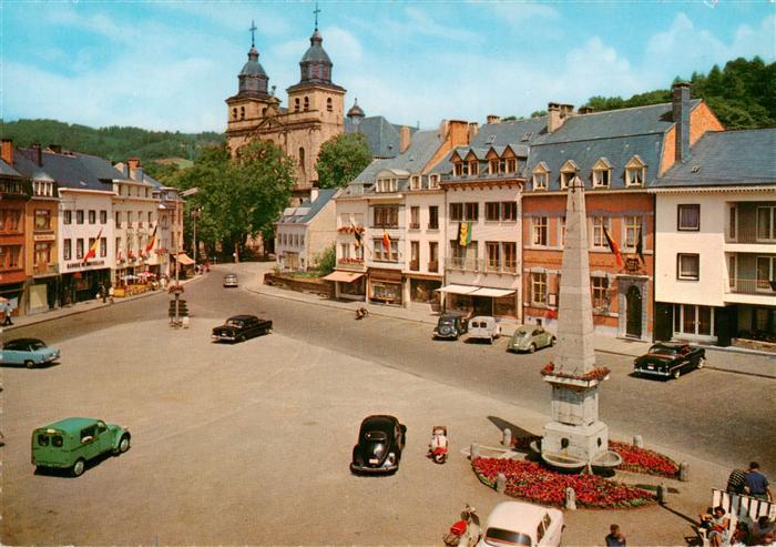 Malmedy Wallonie Place Albert I Monument Eglise