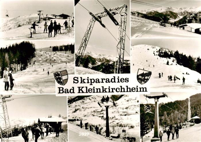 Bad Kleinkirchheim Kaernten AT Skiparadies Skilifte Skipisten