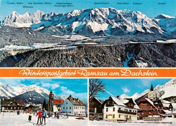 Ramsau am Dachstein Schladming Obersteiermark AT Panorama der Dachstein Suedwaen