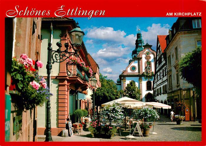 Ettlingen Partie am Kirchplatz