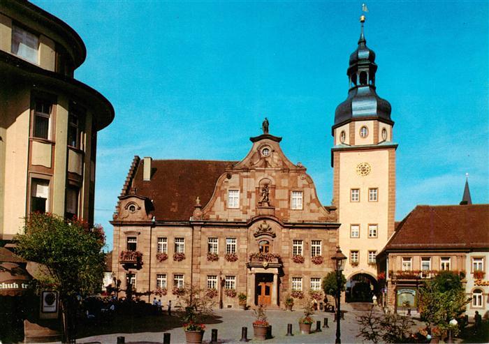 Ettlingen Rathaus mit Rathausturm