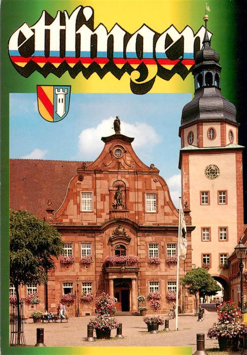 Ettlingen Rathaus mit Rathausturm