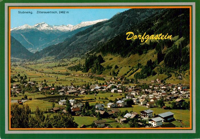 Dorfgastein AT Fliegeraufnahme mit Stubnerkogel und Zittauertisch