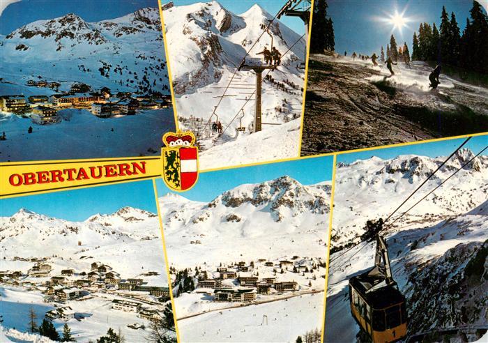 Obertauern AT Panorama Sessellift Skipisten Seilbahn