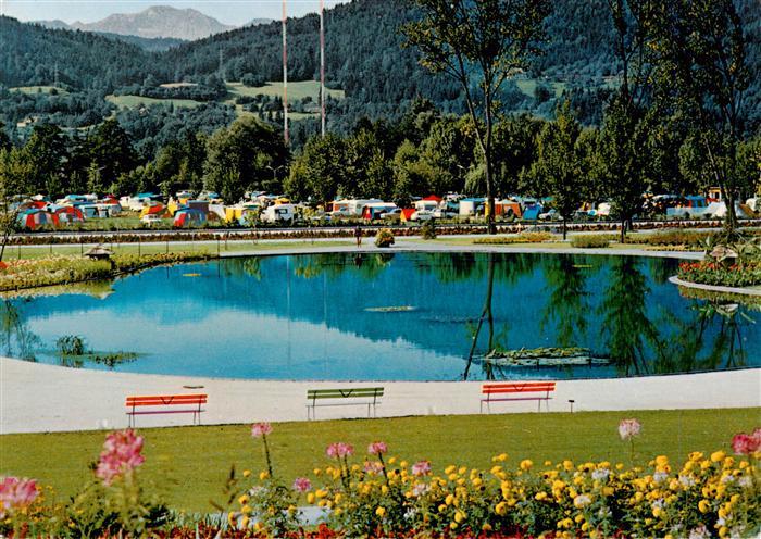 Klagenfurt Woerthersee AT Europa Park und Kampingplatz