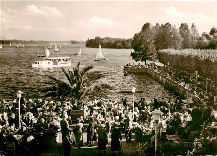 HANNOVER  CITY Blick von der Maschsee Gaststaette