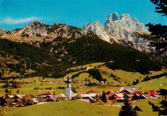 Tannheim Tirol AT mit Gimpel Rote Flueh und Schartschrofen