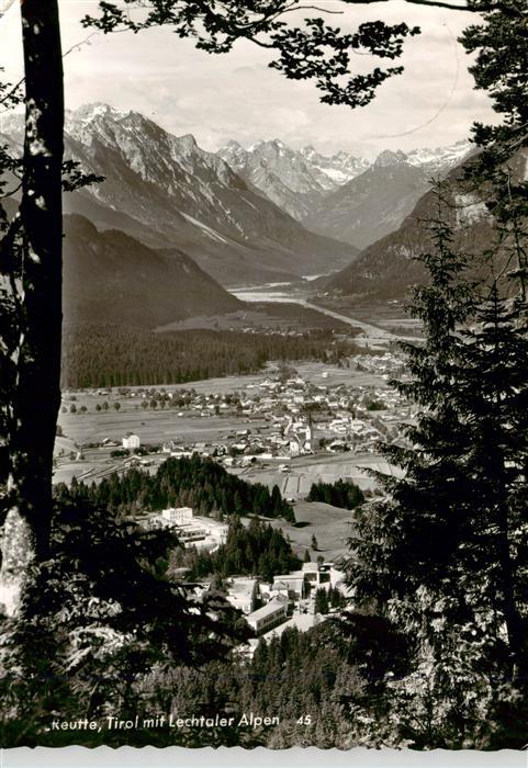 Reutte Tirol AT mit Lechtaler Alpen