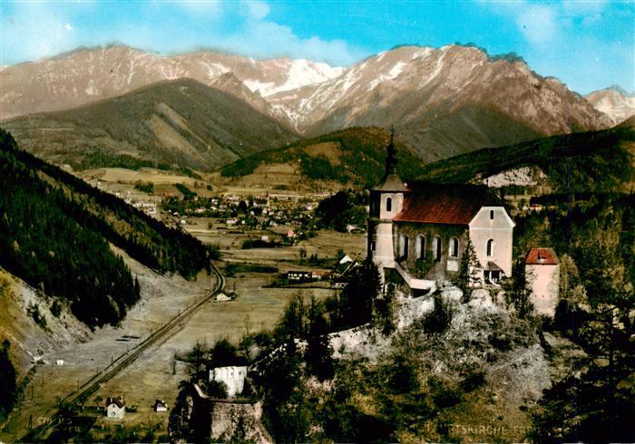 Trofaiach Steiermark AT Wallfahrtskirche Freienstein Panorama