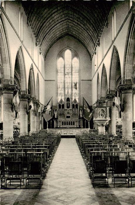 Grimbie Belgie Sint Kristoffelkerk Binnenzicht