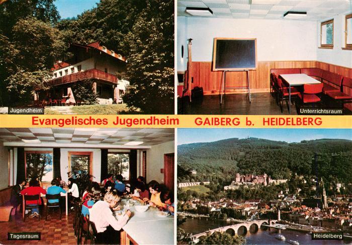 Gaiberg Ev Jugendheim Unterrichtsheim Tagesraum Heidelberg Fliegeraufnahme