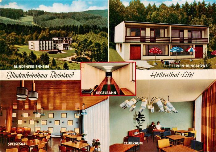 Hellenthal Eifel Blindenferienhaus Rheinland Kegelbahn Ferien Bungalows Speisesa