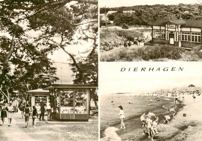 Dierhagen Ostseebad Park Strandpartie
