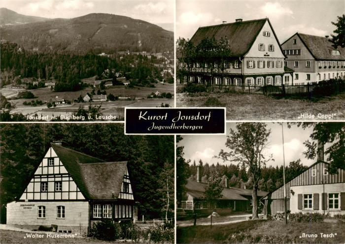 Jonsdorf Saechsische Schweiz mit Buchberg und Lausche Jugendherbergen Hilde Copp