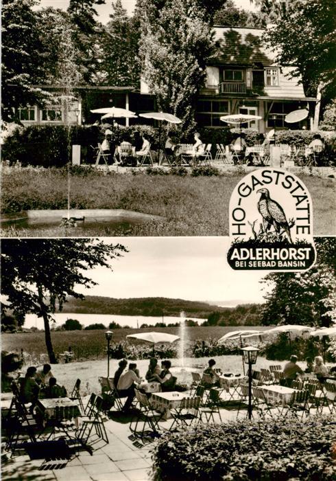 Bansin Ostseebad HO Gaststaette Adlerhorst Park Terrasse