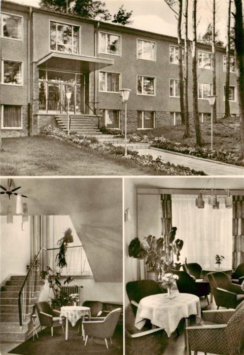 Baabe Ostseebad Ruegen Ferienheim Erholungszentrum Aufgang Klubrum