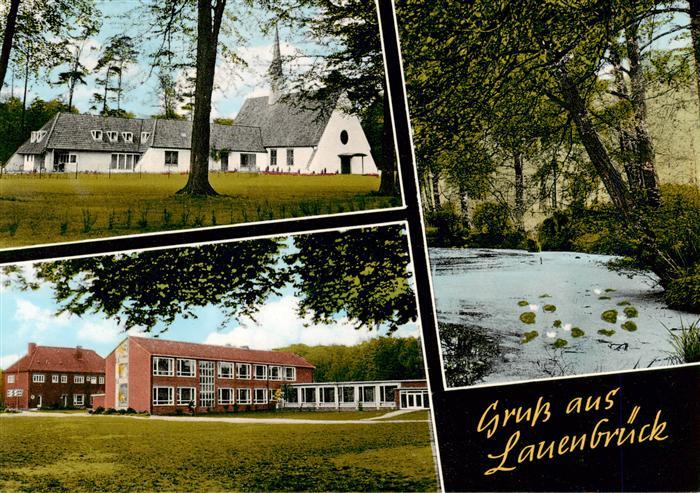 Lauenbrueck Kirche Schule Bach