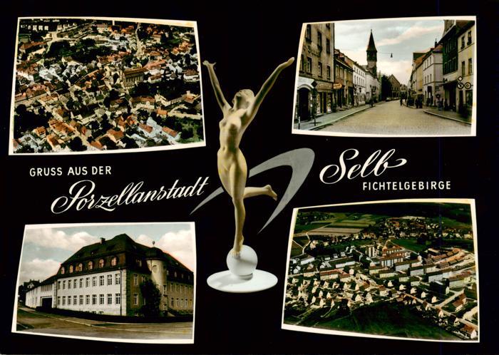 Selb Oberfranken Bayern Fliegeraufnahmen Hotel Ortspartie