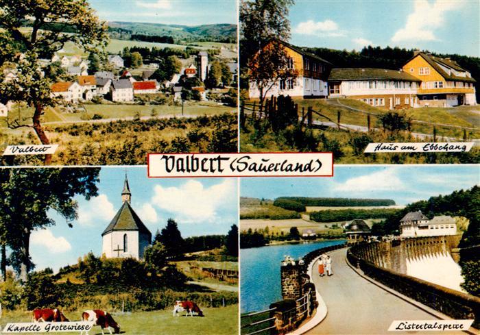 Valbert Meinerzhagen Ortspartie Haus am Ebbehang Kapelle Grotewiese Listertalspe