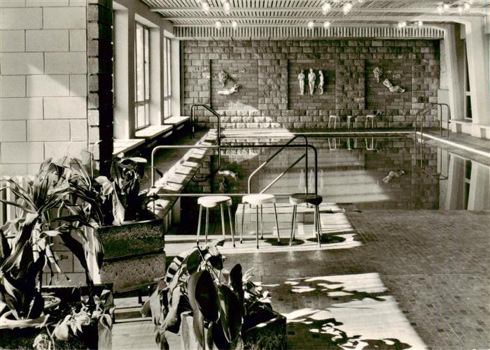 Schnett Masserberg Thueringer Wald FDGB Erholungsheim Kaluge Schwimmhalle