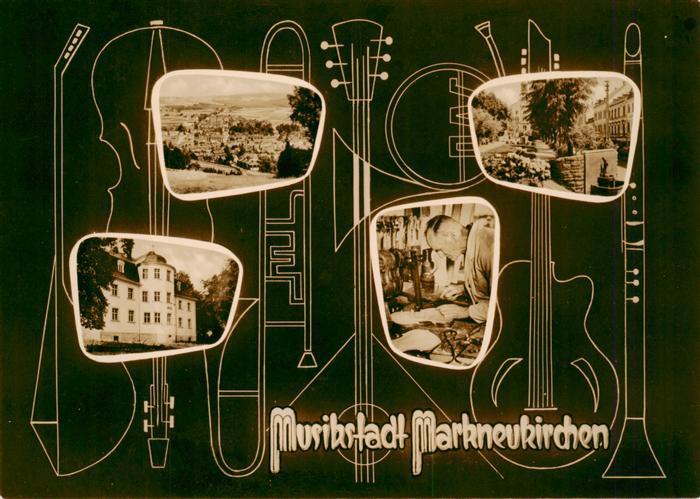 Markneukirchen Musikstadt Musikinstrumentenbau Teilansichten