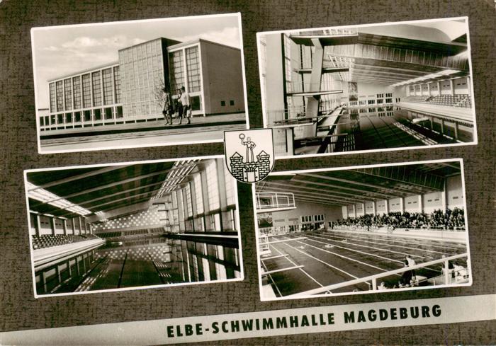 MAGDEBURG  CITY Elbe Schwimmhalle Details