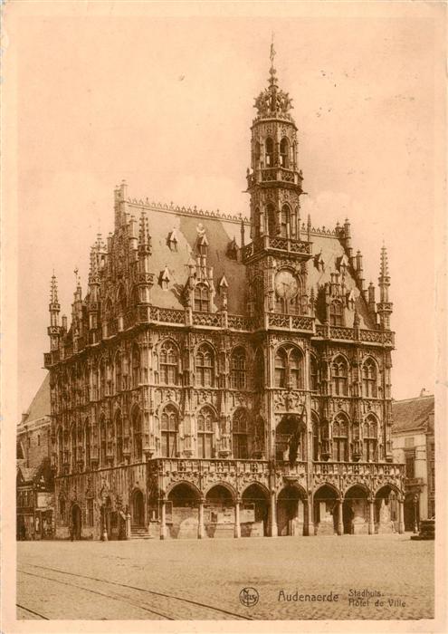 Audenaerde Audenarde Oost-Vlaanderen Belgie Stadhuis Hotel de Ville