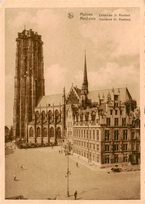 Malines Mechelen Flandre Belgie Cathedrale St Rombout