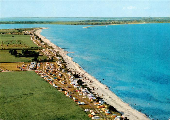 Neukirchen Ostsee Oldenburg Campingplatz Ostermade Fliegeraufnahme