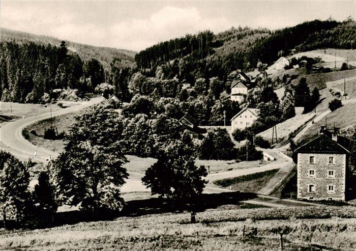 Bischofsgruen Blick auf Ostmarkstrasse und Maintal