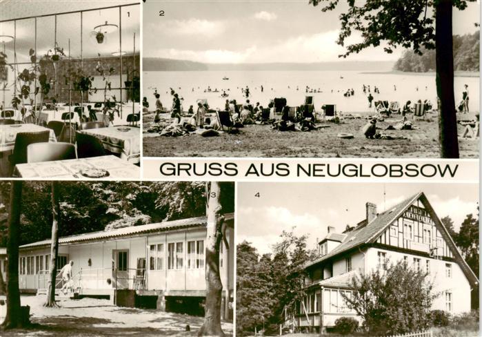 Neuglobsow Stechlin FDGB Erholungsheim Freundschaft Speisesaal Am Stechlinsee FD