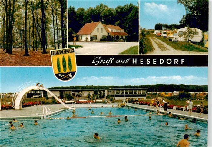 Hesedorf Bremervoerde Schwimmbad Gasthaus Campingplatz Wald