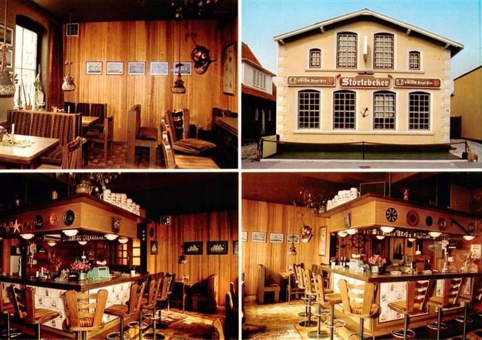 Buesum Nordseebad Bier und Grogstube Stoertebeker Gastraeume Bar