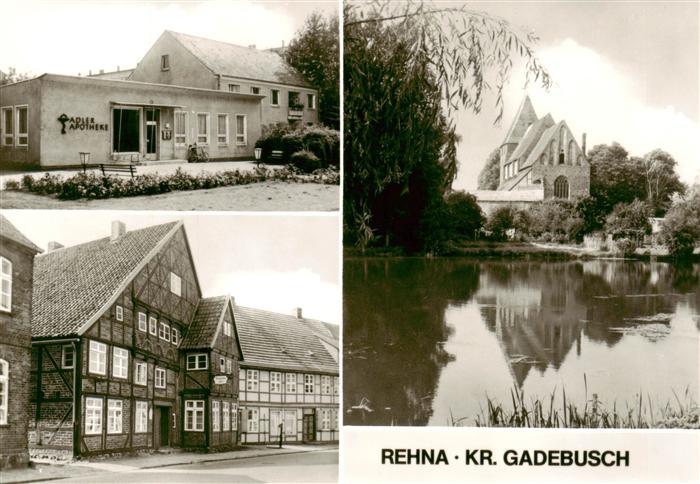 Rehna Adler Apotheke Fachwerkhaeuser Kirche Gondelteich
