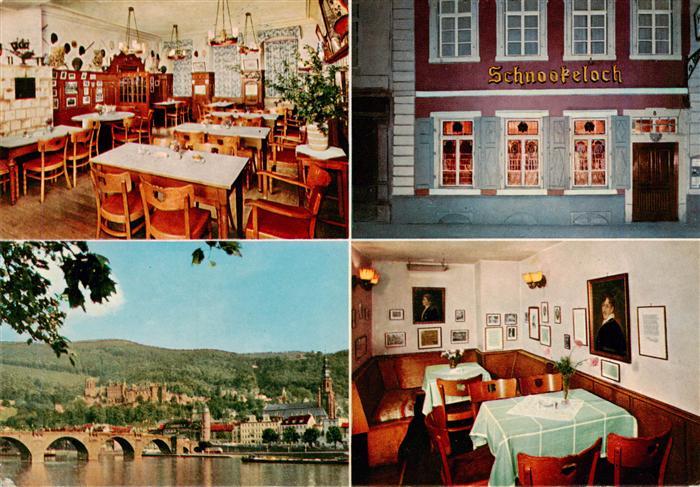 Heidelberg Neckar Hotel Schnookeloch Gastraeume Neckarbruecke