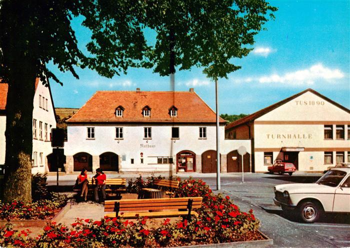 Frammersbach Rathaus und Turnhalle