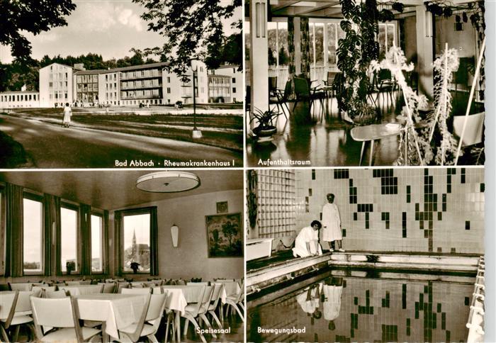 Bad Abbach Rheumakrankenhaus Aufenthaltsraum Speisesaal Bewegungsbad