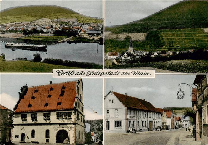 Buergstadt Main Panorama Rathaus Ortspartie